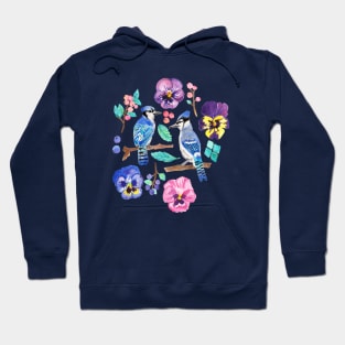 Blue Jay Winter Garden Hoodie